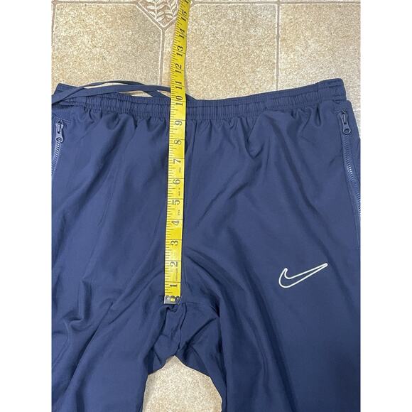 Nike Dri-Fit Academy Tech Joggers Blue Men’s Sz Medium Zipper Pockets-Activewear - Picture 4 of 12